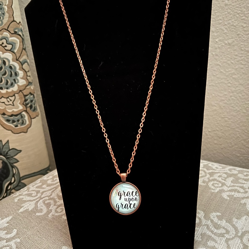 Beautiful Grace Upon Grace Pendant Necklace